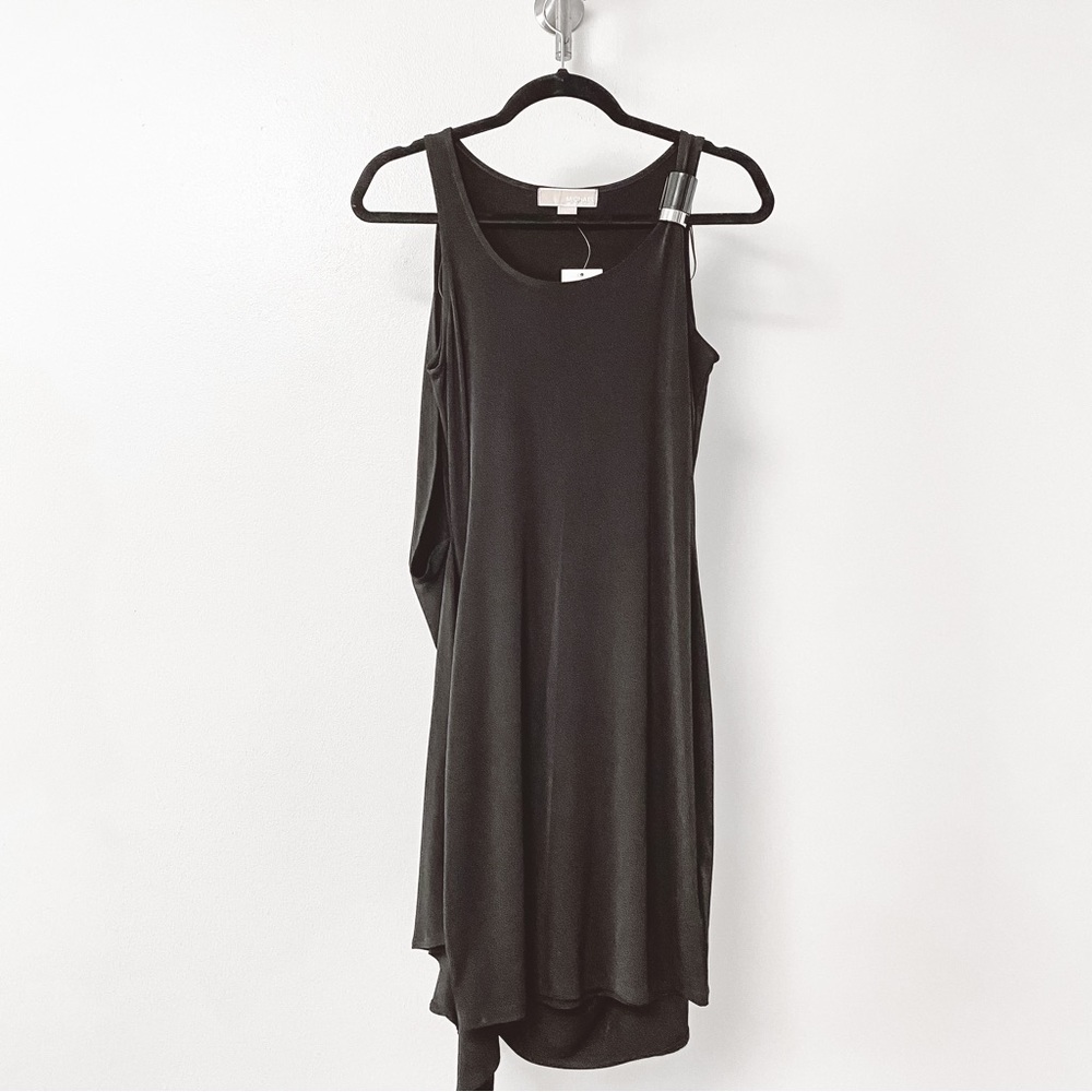 NWT* Michael Michael Kors Prep Holiday‎ Chic Basics Cape Sleeveless Mini Dress